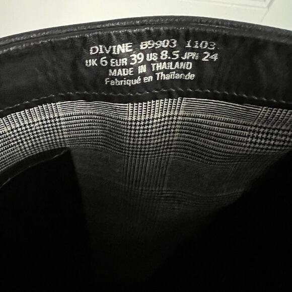 J. SHOES - Women's Divine Tall Wedge Boot - Black - Size 8.5 - Picture 7 of 7